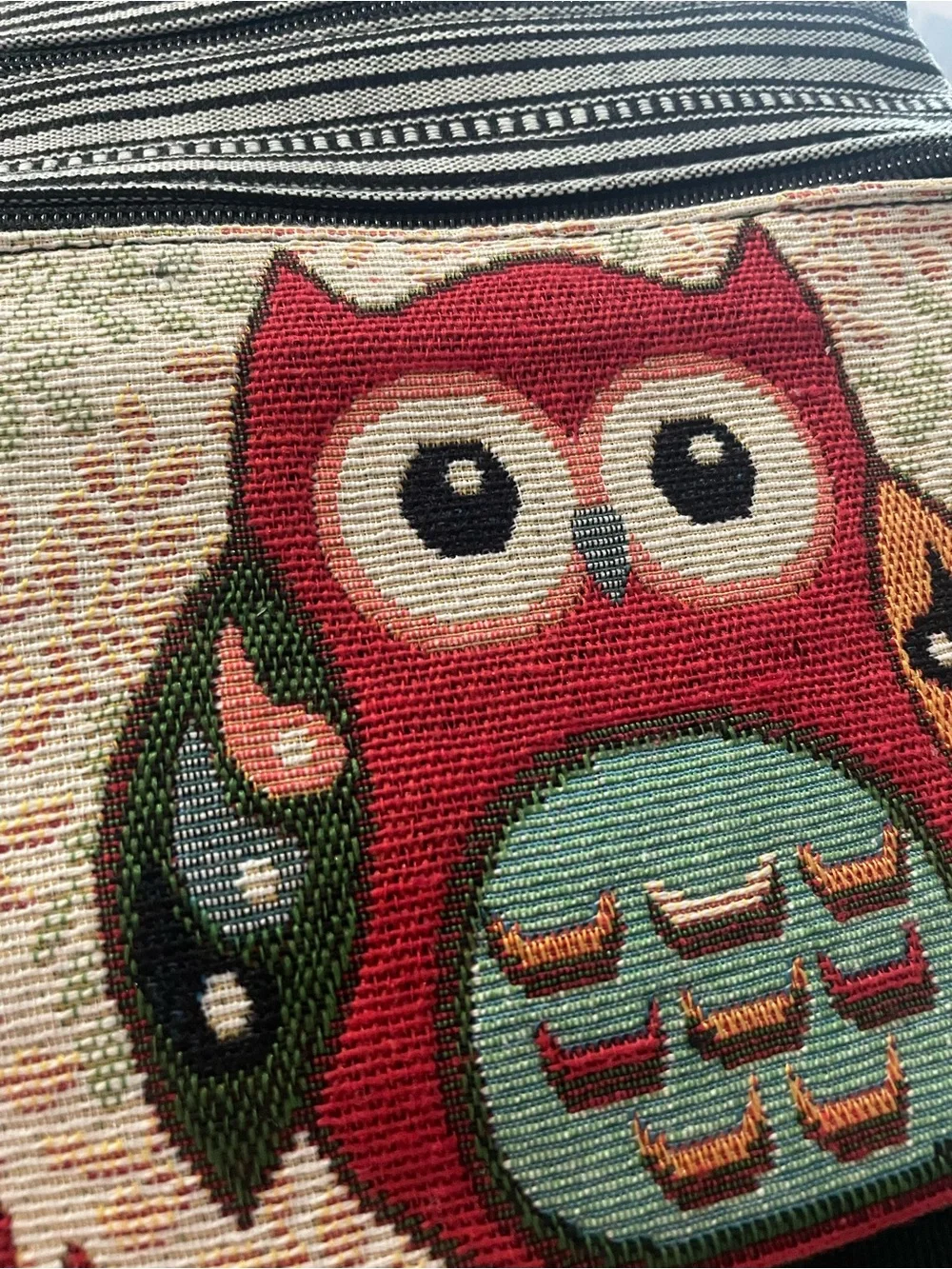 Boho Owl Crossbody Bag in Multi-Color ~ New Purse Fall Vibes